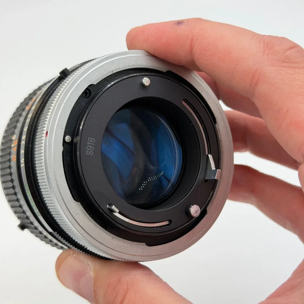 Canon FD 50mm f1.4 SSC Prime Lens Manual Focus SLR Breech Lock W/ Case Japan